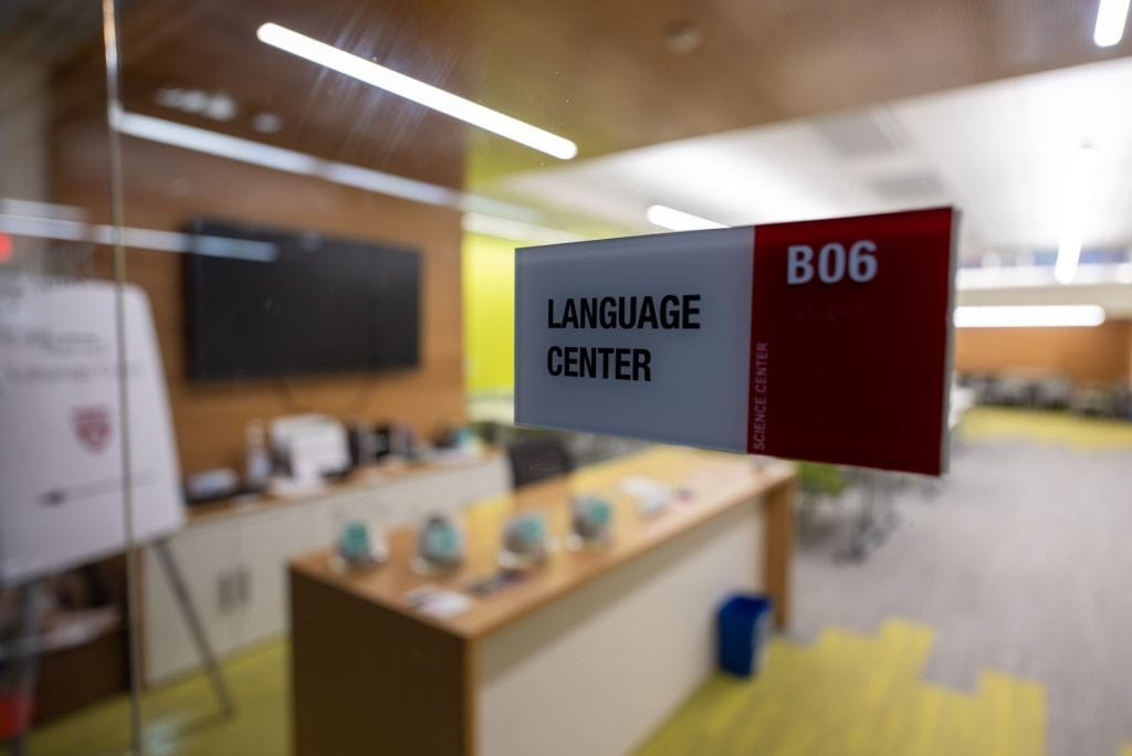 Front Window to Language Center